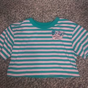 Rockos Modern Life striped crop top